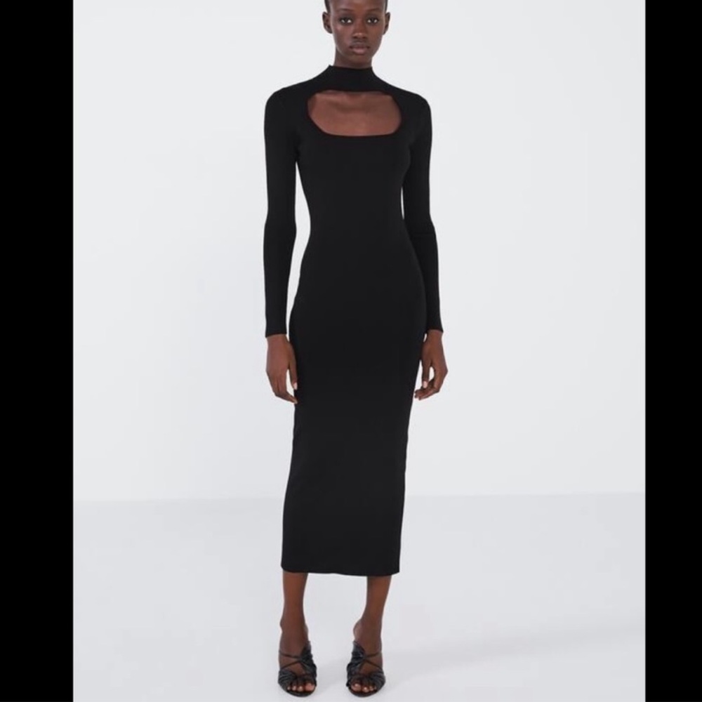 Cut out Zara Midi Dress